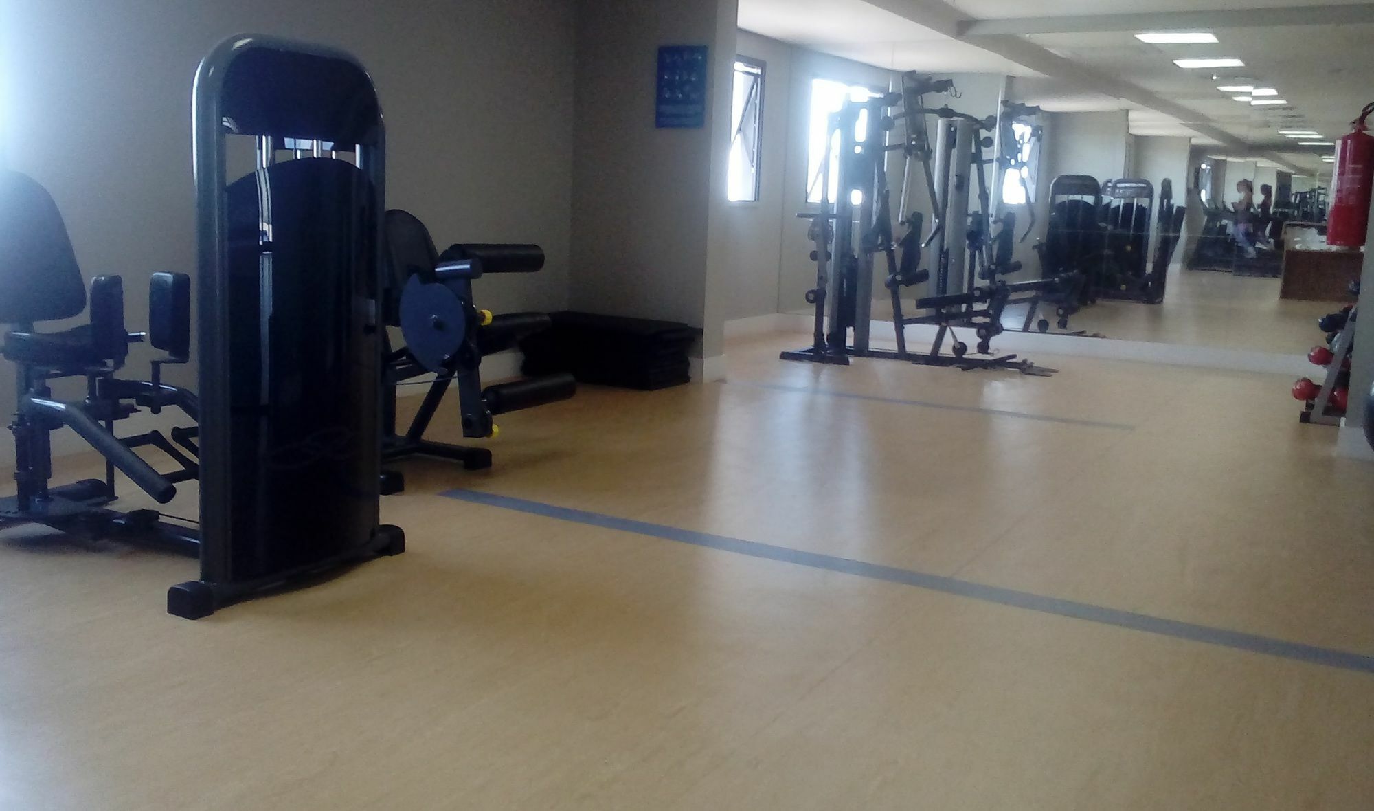 Hotel Tryp By Wyndham Ribeirão Preto Exterior foto The gym at the hotel